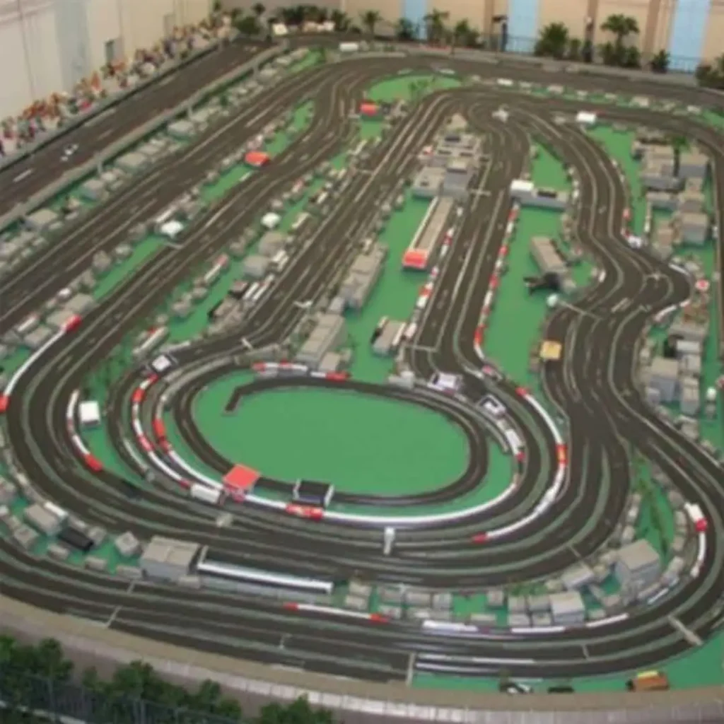 slot car race track